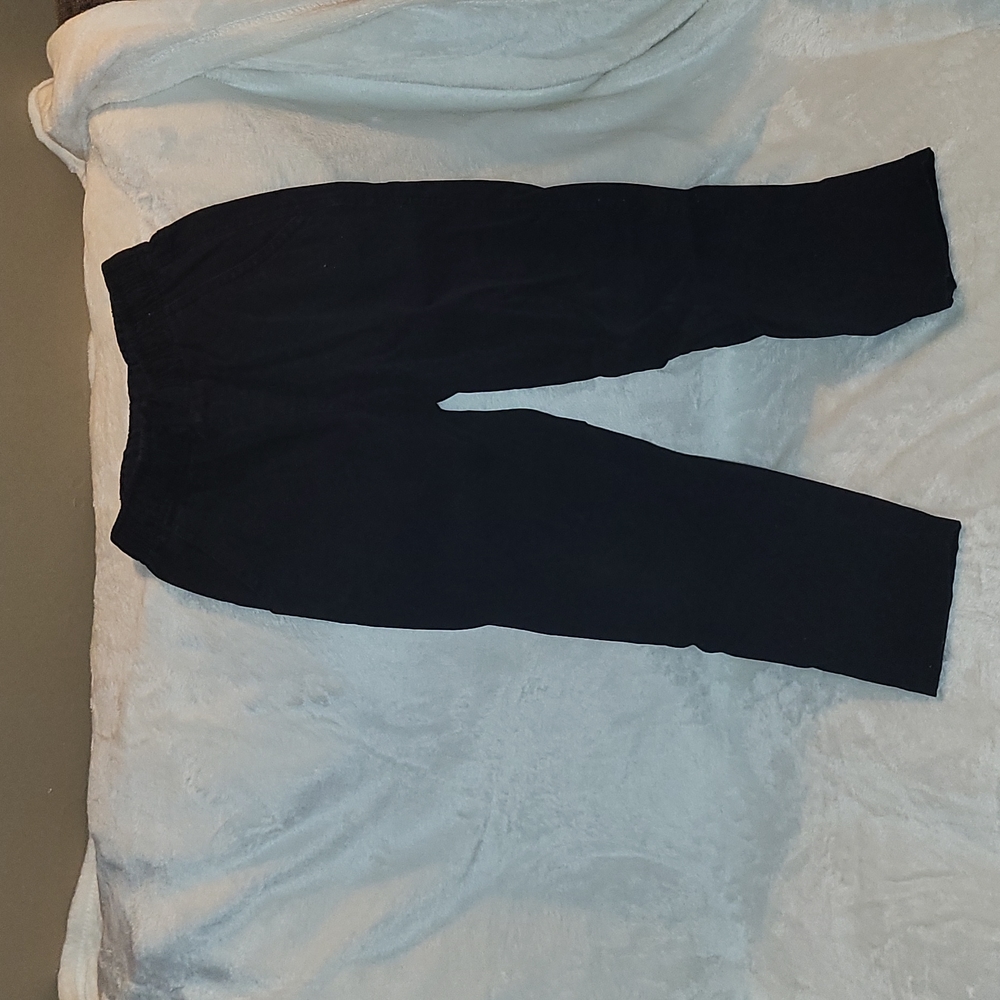 Black casual play pants